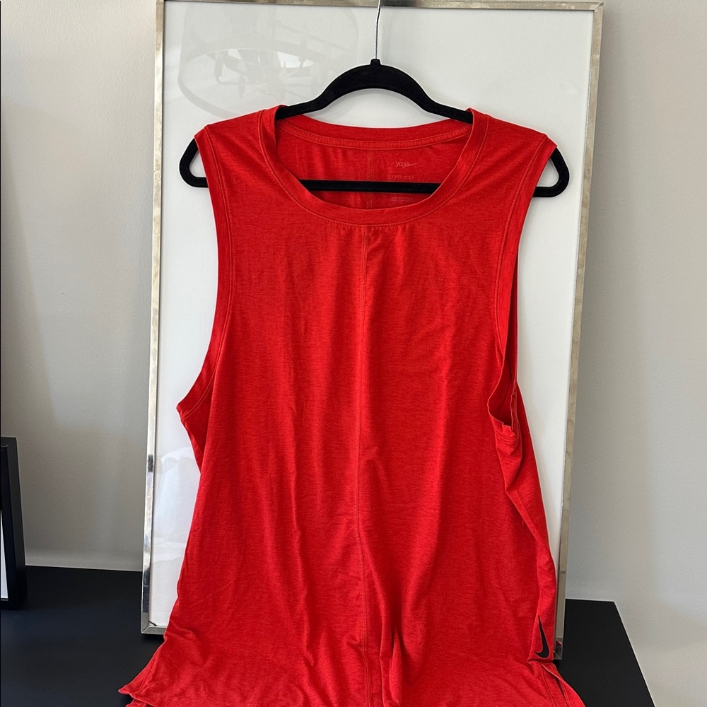 Nike Yoga Red Men's Tank Top